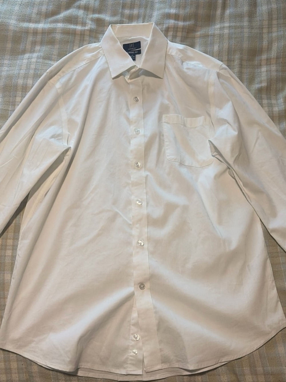 George White Long Sleeve Dress Shirt